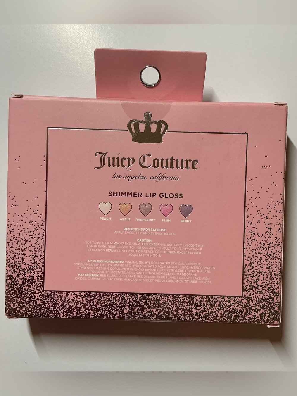 Juicy Couture Shimmer Lip Gloss Set - Pink and Rose Mix - Picture 2 of 2